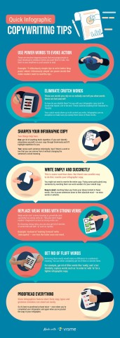 quick infographic copywriting tips