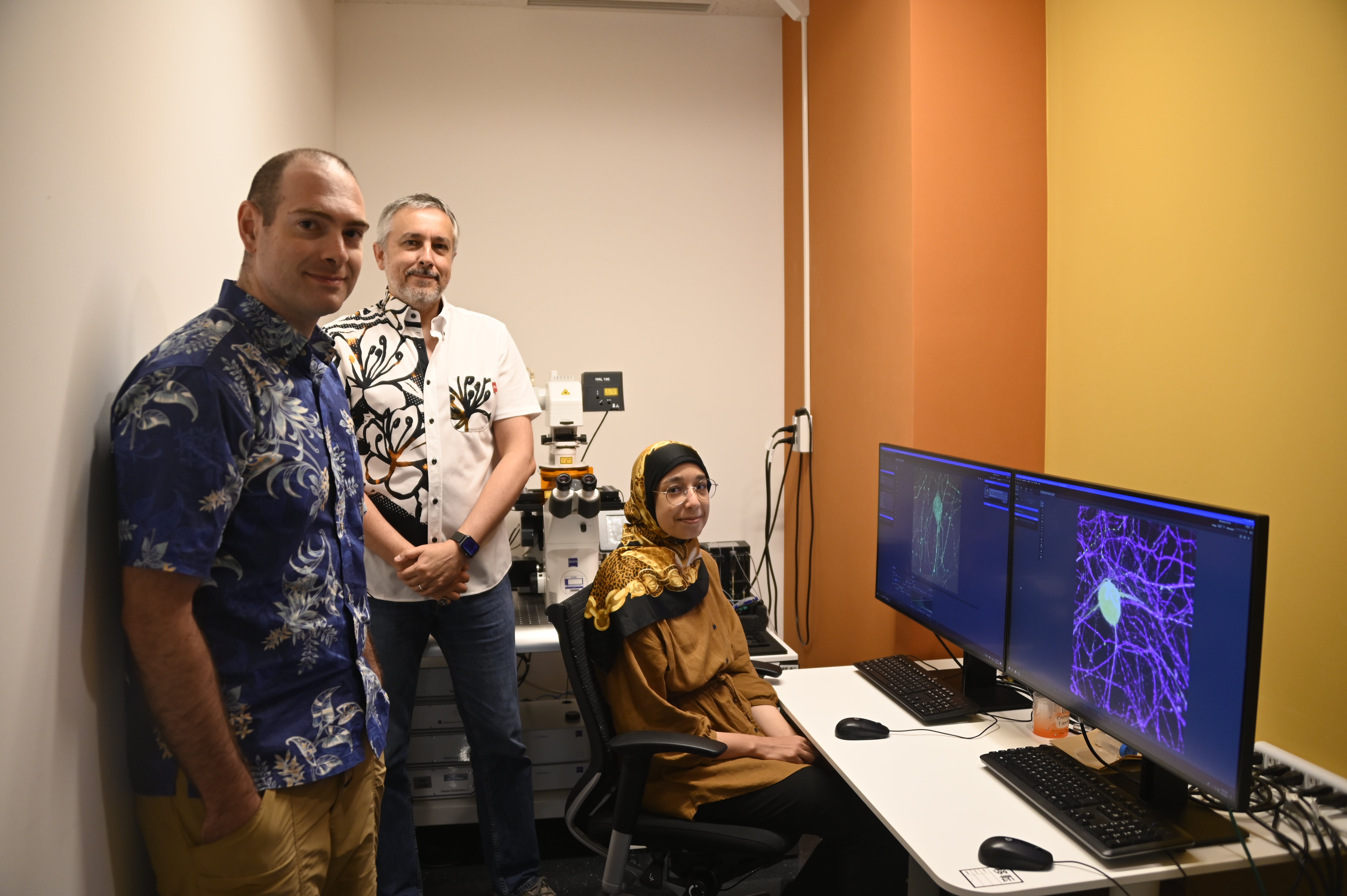 Researchers from the Molecular Neuroscience Unit involved in this study ...