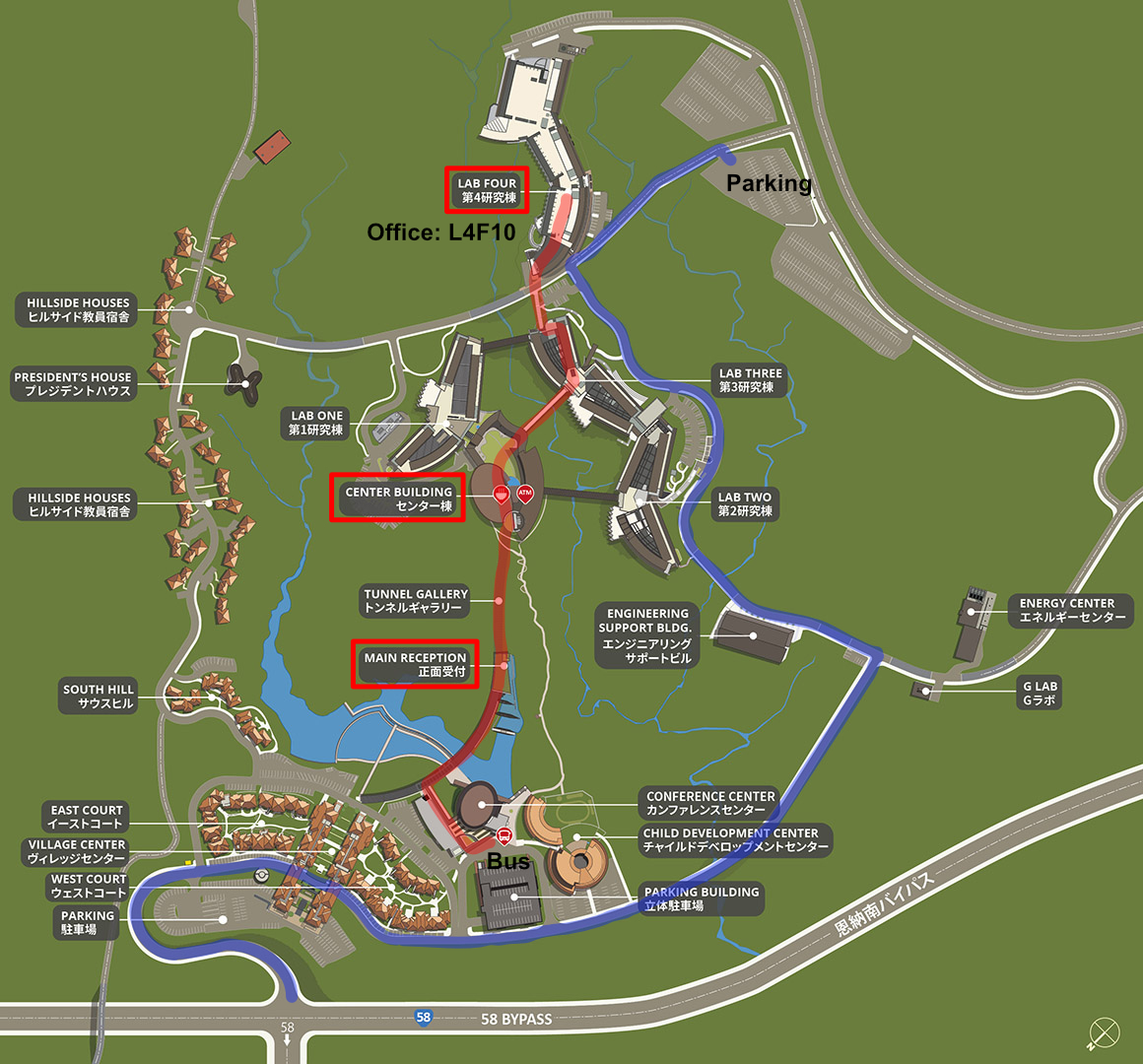 oou_access_lab4_map Okinawa Institute of Science and Technology OIST