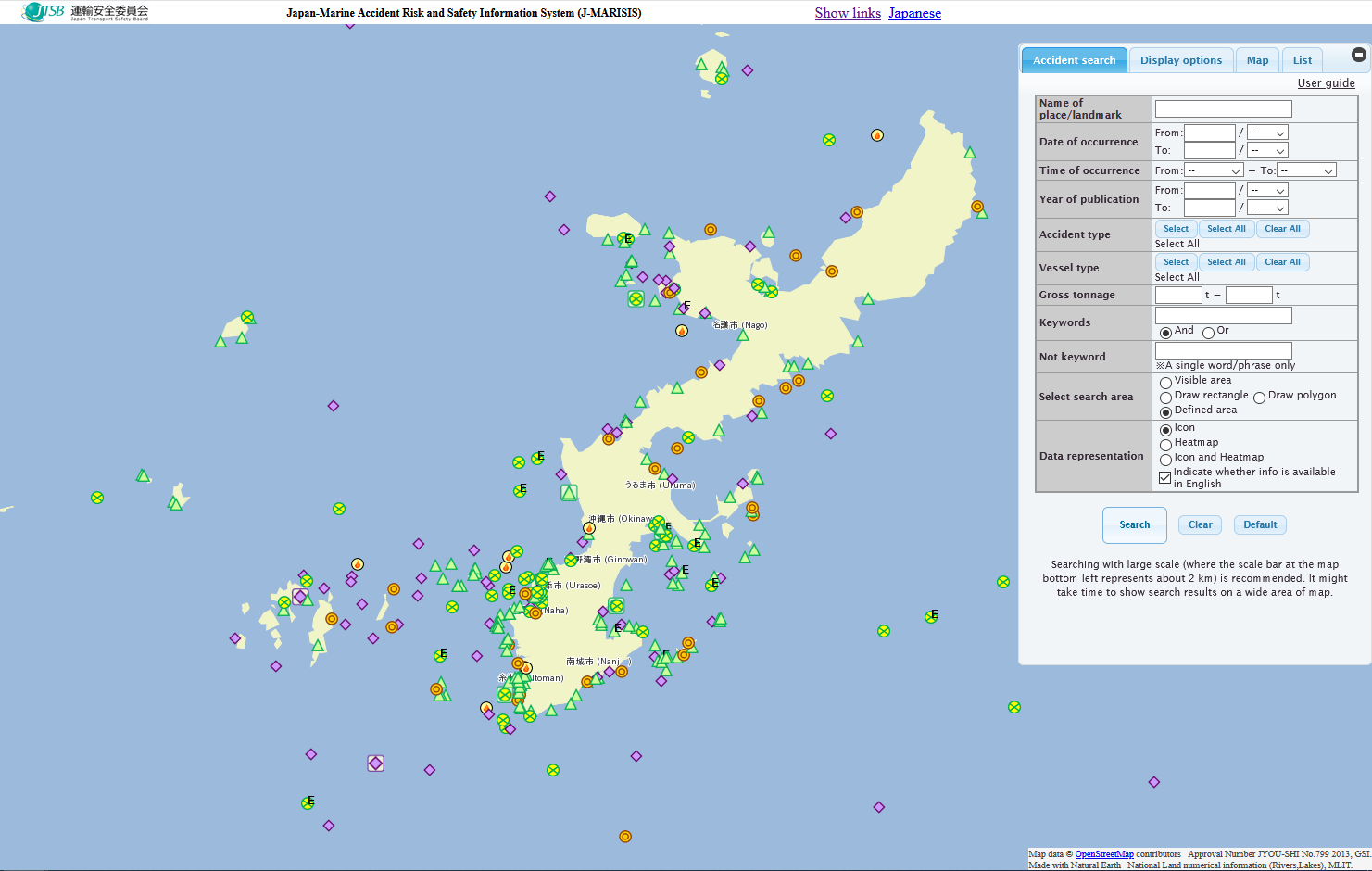 RC-JMARISIS-map | Okinawa Institute of Science and Technology OIST