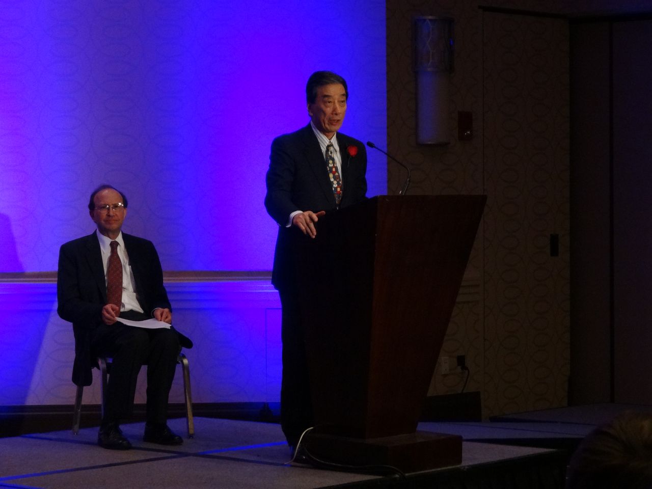 OIST Board of Governors member Kiyoshi Kurokawa at the 2013 AAAS