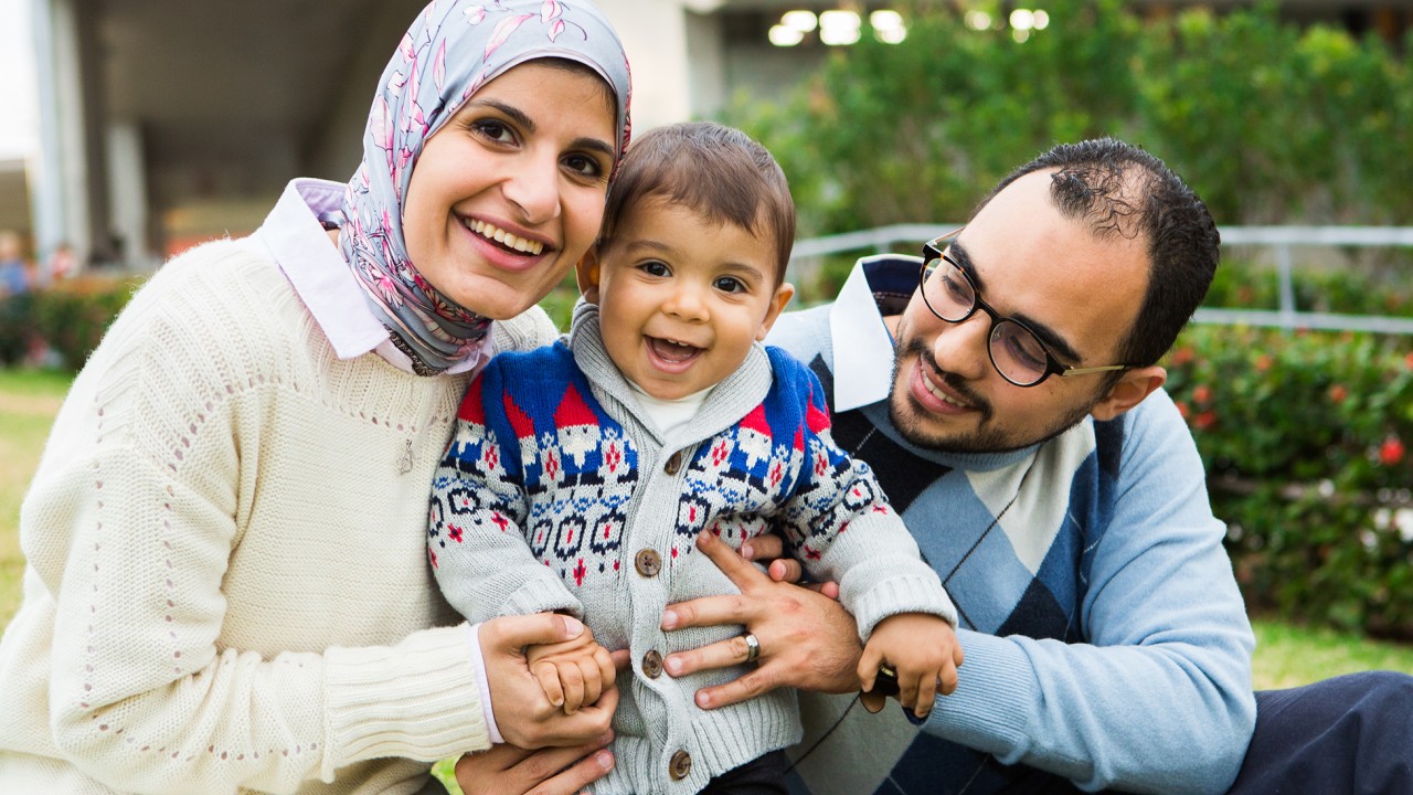 PhD students and their baby