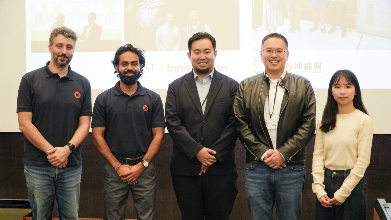 Group photo of 2025 OIST Innovation Accelerator Teams