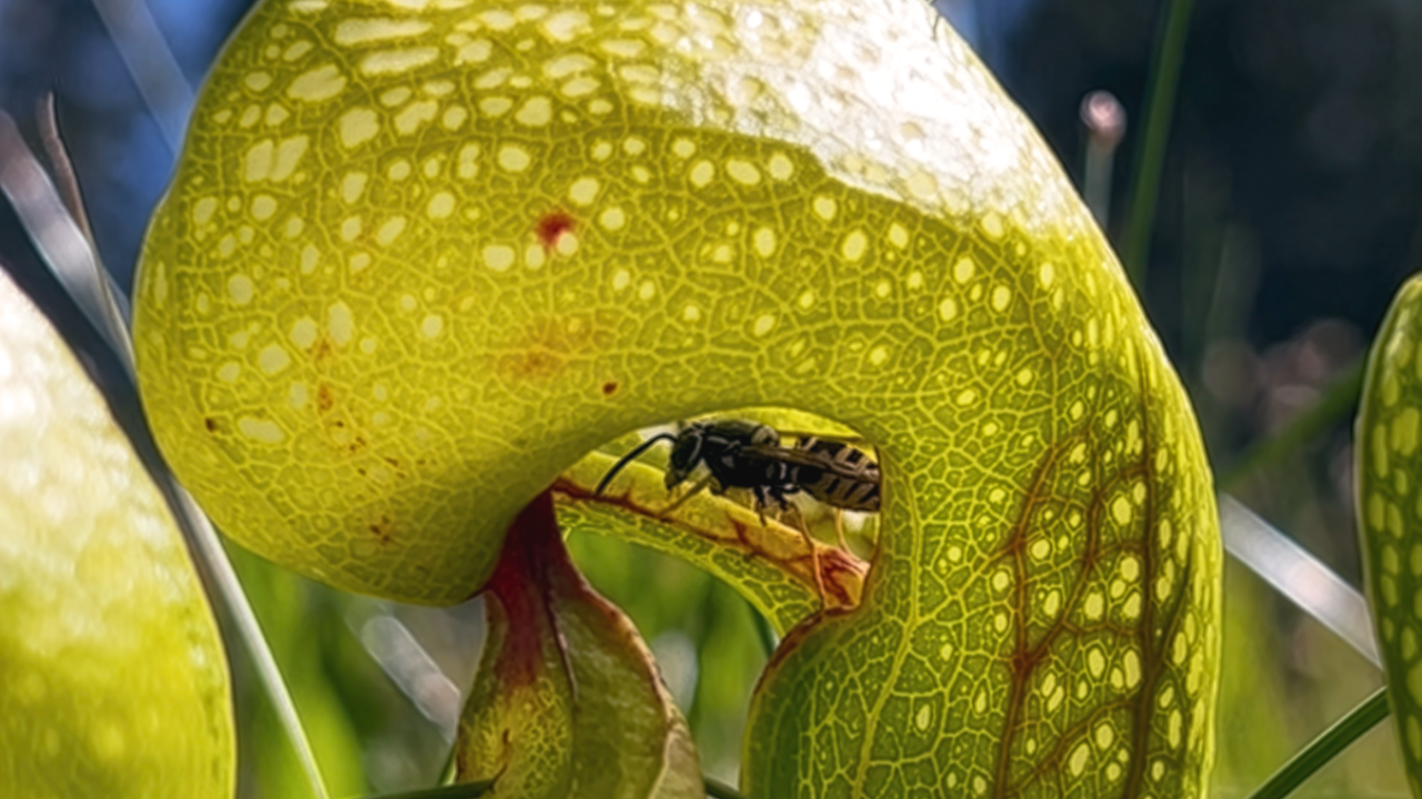 食虫植物とハチ―「獲物」と「仲間」の境界があいまいに