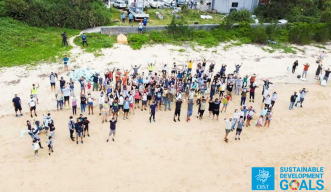 beach clean drone