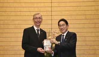 Prof. Paabo visit PM Kishida