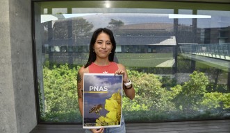 Nonno Hasegawa’s bee virus research featured on PNAS journal cover 