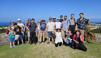 Visitors spent time exploring beautiful Okinawa.