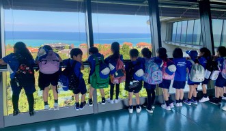 Okinawa International School students visited OIST