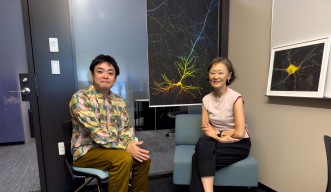 Prof. Yukiko Goda and Hiroki Nagahama