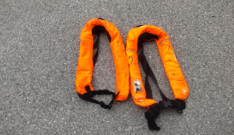 orange life vests