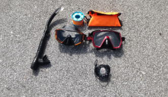 Masks and other dive equipment 