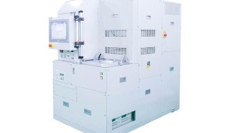 cleanroom tech apparatus. cubic form factor with touchscreen control panel.