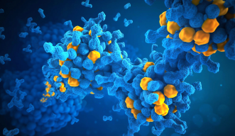 Illustration of a polymerization reaction