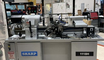 Sharp 1118h high-precision toolroom lathe