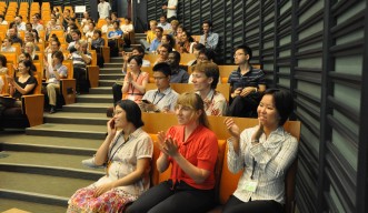 Students of the first OIST Graduate University class.