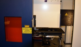 The newly installed 3D printer at OIST