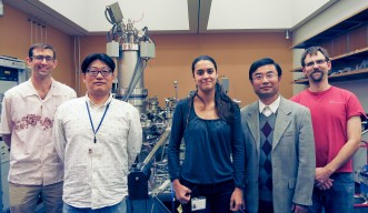 Researchers from the Energy Materials and Surface Sciences Unit