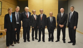 OIST BOG Members After Meeting Prime Minister Abe, 4 October 2013
