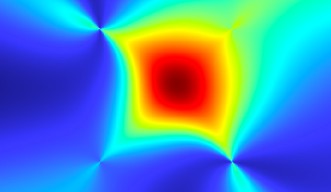 中性子散乱実験のシミュレーション図