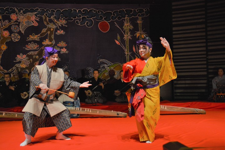 Ryukyu traditional dancers