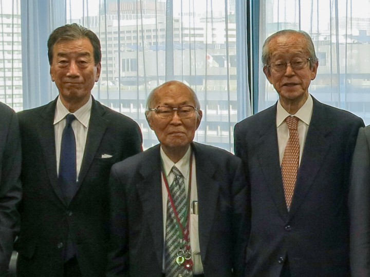 Kiyoshi Kurokawa and Koji Omi in Tokyo