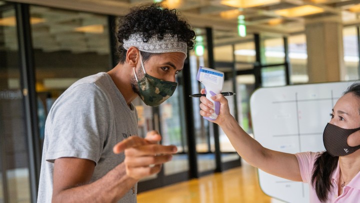 Student seeking guidance about COVID