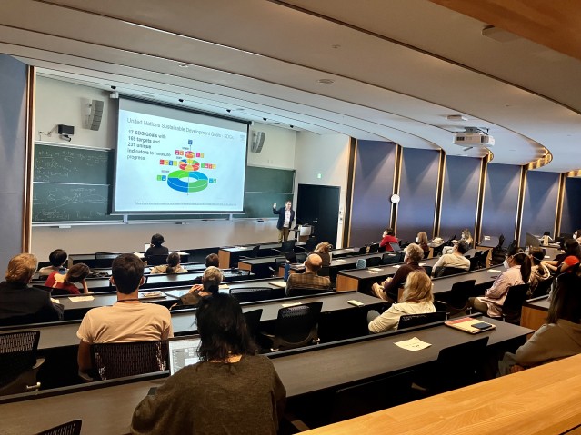 students in a lecture room