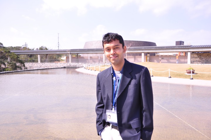 Professor Pinaki Chakraborty at the time of his arrival at OIST (2012)