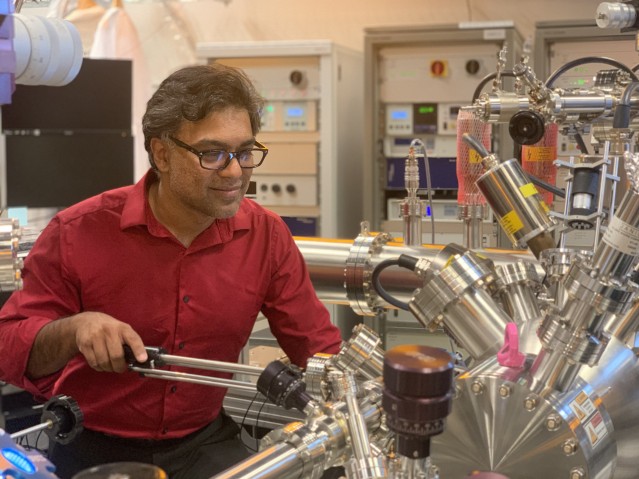 Prof. Keshav Dani in his lab