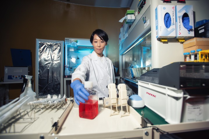 Prof. Keiko Kono, leader of the Membranology Unit at OIST. 