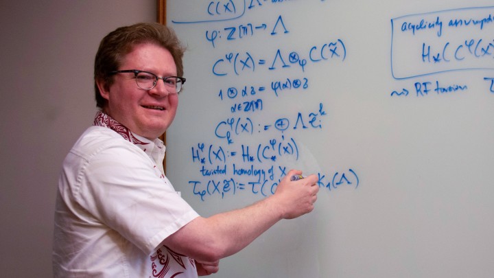 Demitry at white board