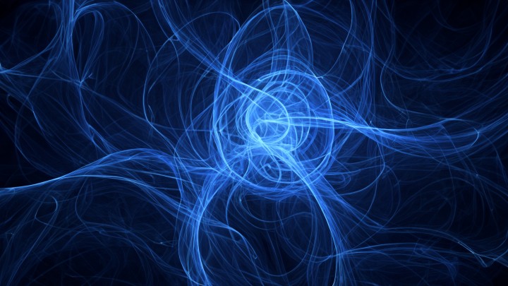 random white waving lines