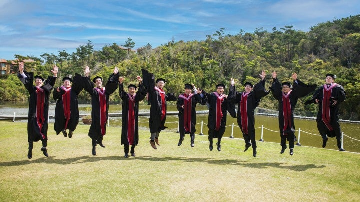 first PhD student's graduate