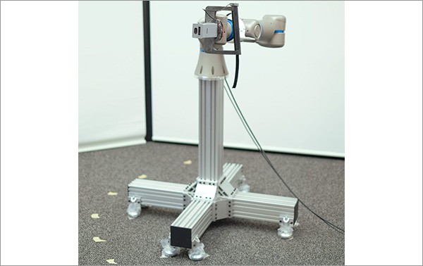 white vertical stand