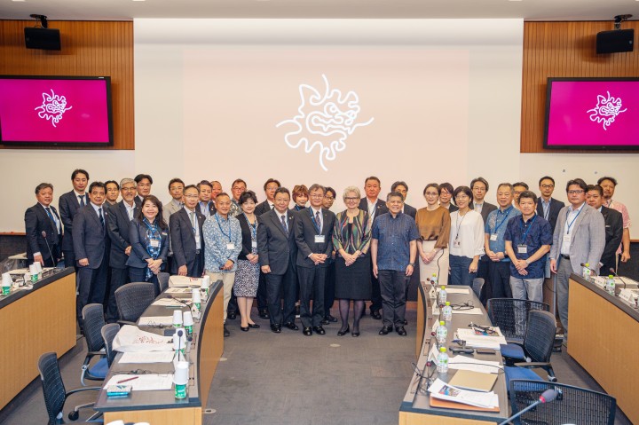 Okinawa Association of Corporate Executives visits OIST