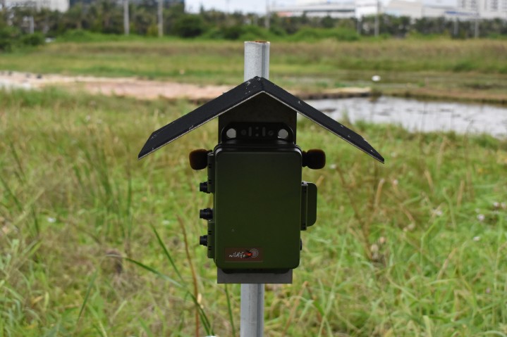 Acoustic recorder deployed in agriculture field