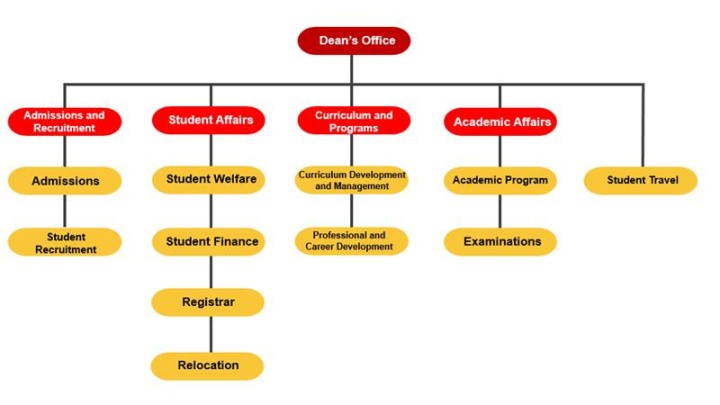 Graduate School Organization Chart 