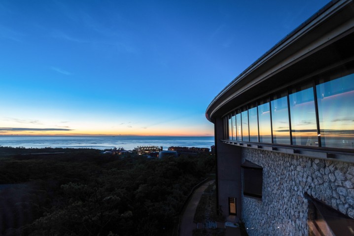 Evening view at OIST