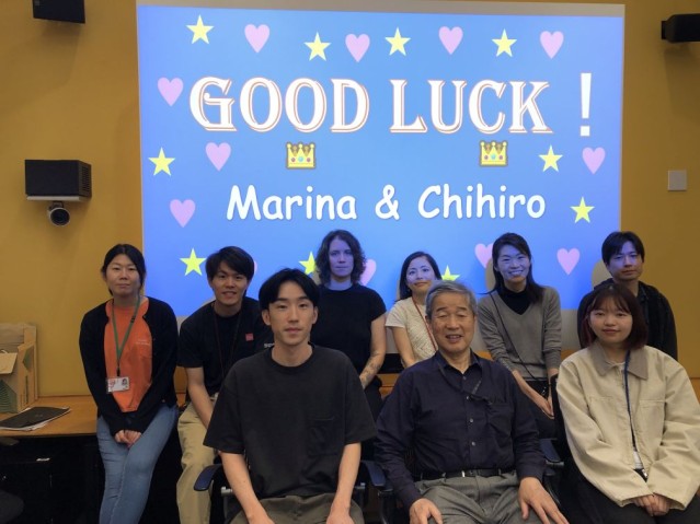 A group photo taken at Good bye lunch gathering on March 14, 2025.