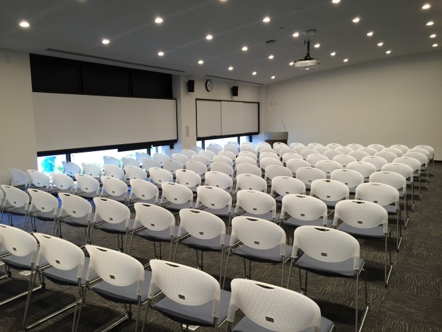 Theater Layout; 130 Seats