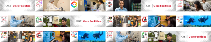collage of OIST Core Facilities images