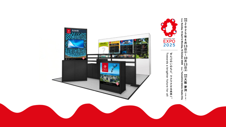 OIST booth at Osaka Expo 2025