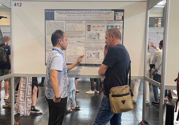 Eguchi-san also presenting seriously