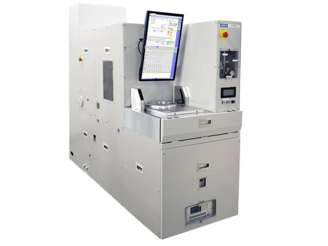 cleanroom hardware, machine with wafer positioner and control workstation