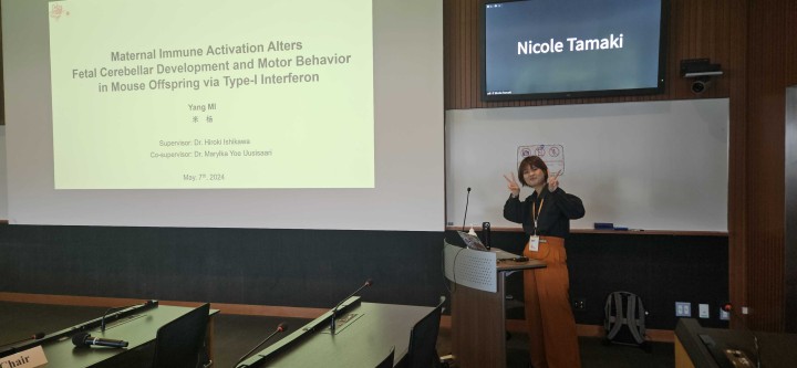 Yang starting her PhD defense!