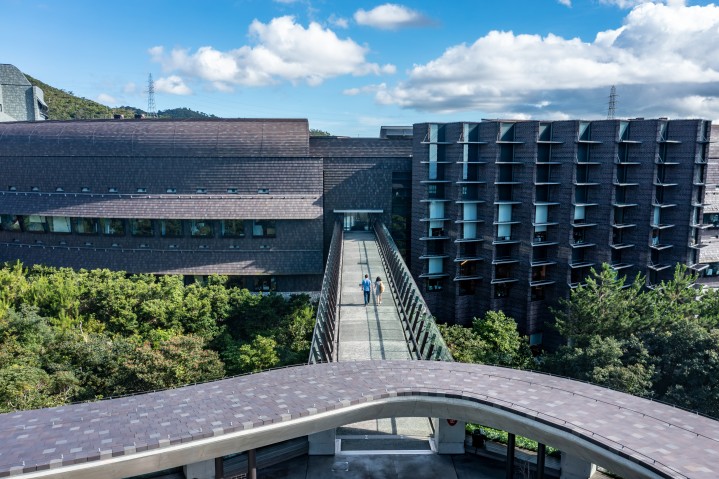 Campus Bridge Aerial Photo