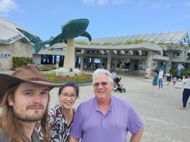Julian Greetree at the aquarium 