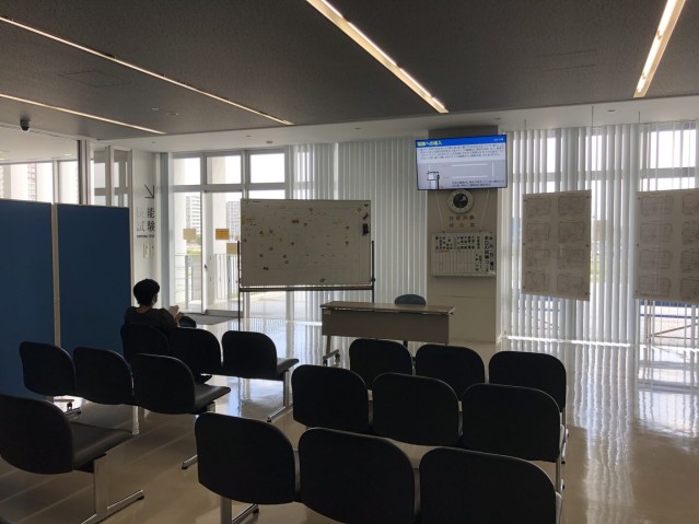 Driving exam waiting room 2