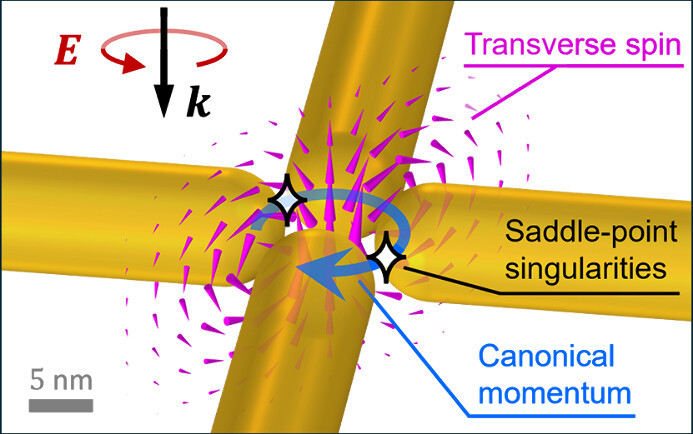 skrymions in nanogap